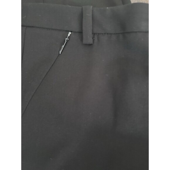 Calvin Klein Women's Mid Rise Cropped Slim Fit Ankle Length Pants Black 4 - Picture 7 of 9